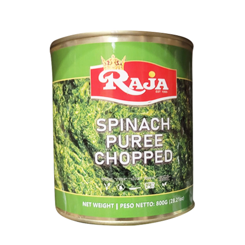 Raja Palong Shaak Puree (Kata Obosthay) -Raja Spinach Puree Chopped -Raja Spinatpüree, Gehackt
